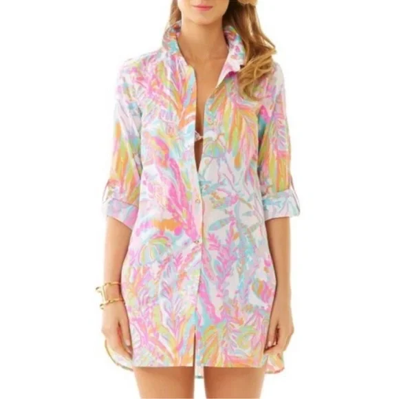 Lilly Pulitzer Jupiter Island in Scuba to Cuba Tunic - Picture 13 of 13